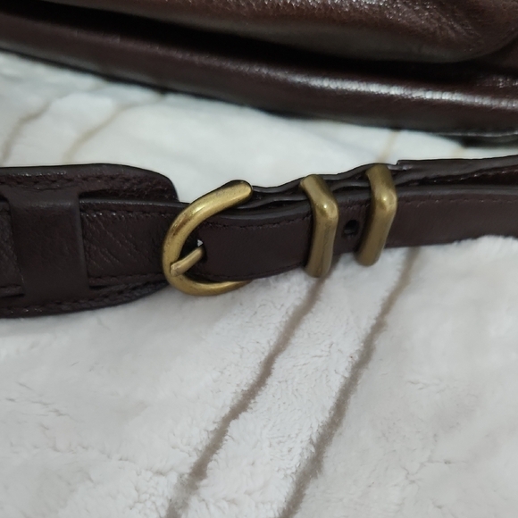 Coach Dark Brown and Tan Leopard Shoulder Bag - Picture 6 of 11